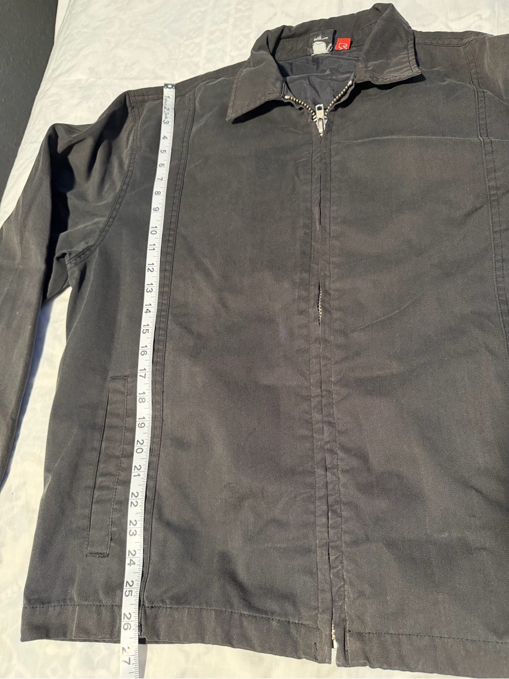 O'Neill Men's Black full Zip Jacket size M vintage Y2K workwear skate surf - Picture 14 of 16
